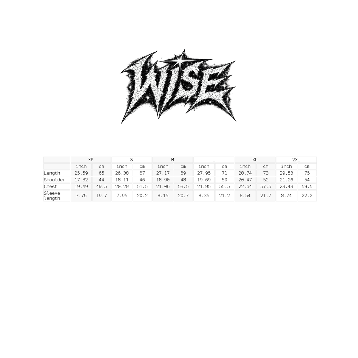 White WISE Logo Tee