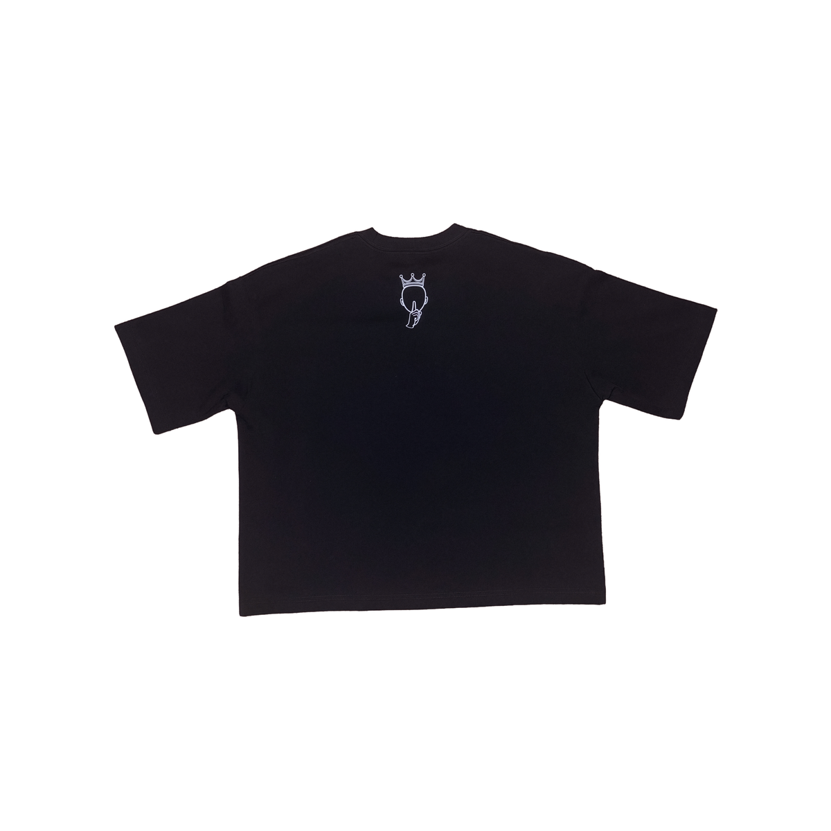 Black WISE Signature Crop Tee