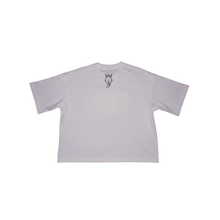 White WISE Signature Crop Tee