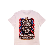 White WISE Logo Tee