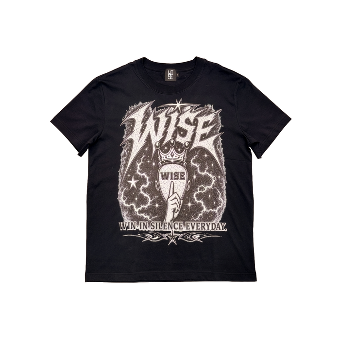 Black WISE Logo Tee